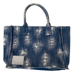 Sandro Denim Tie Dye Kasbah Distressed Grunge Bag